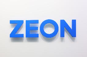 Zeon Corporation signboard and logo